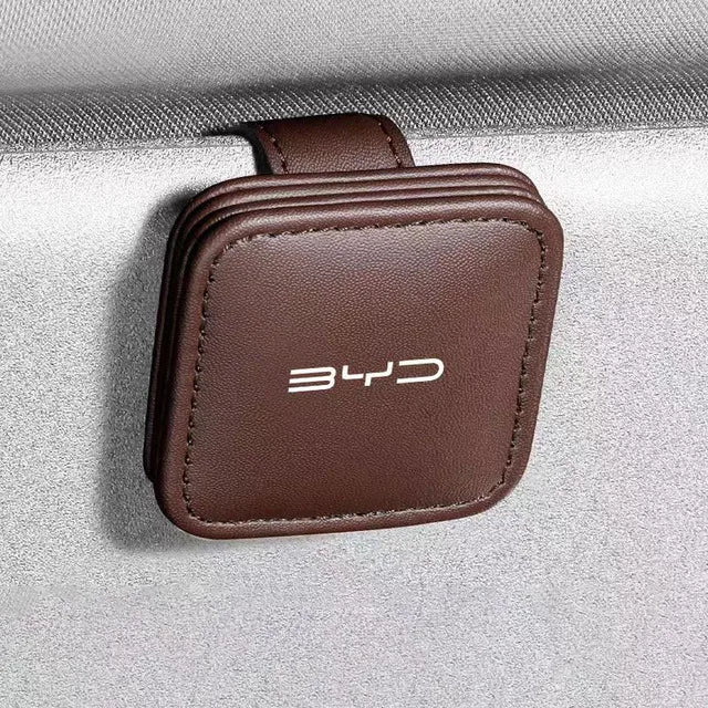 Auto Sonnenbrille Halter Brille Lagerung Clip Auto Zubehör Für BYD Atto 3 Act Tang F3 E6 Yuan Song Plus EV F0 Qin Han Dolphin S6