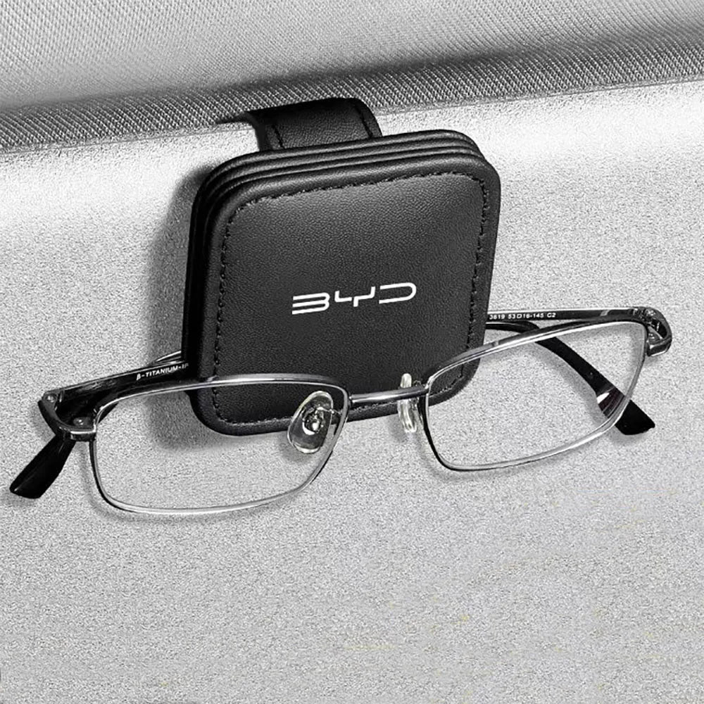 Auto Sonnenbrille Halter Brille Lagerung Clip Auto Zubehör Für BYD Atto 3 Act Tang F3 E6 Yuan Song Plus EV F0 Qin Han Dolphin S6