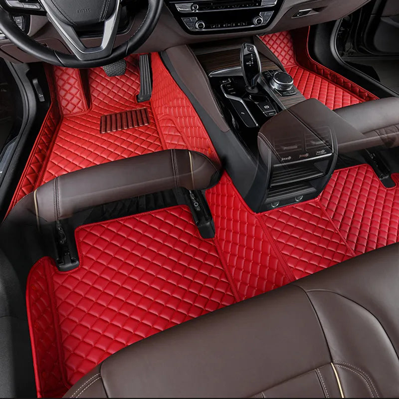 Alfombrillas BYD ATTO 3 personalizadas de cuero de alta calidad, impermeables, accesorios para automóviles