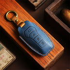 Luxury Leather Car Key Case Key Fob Shell For BYD