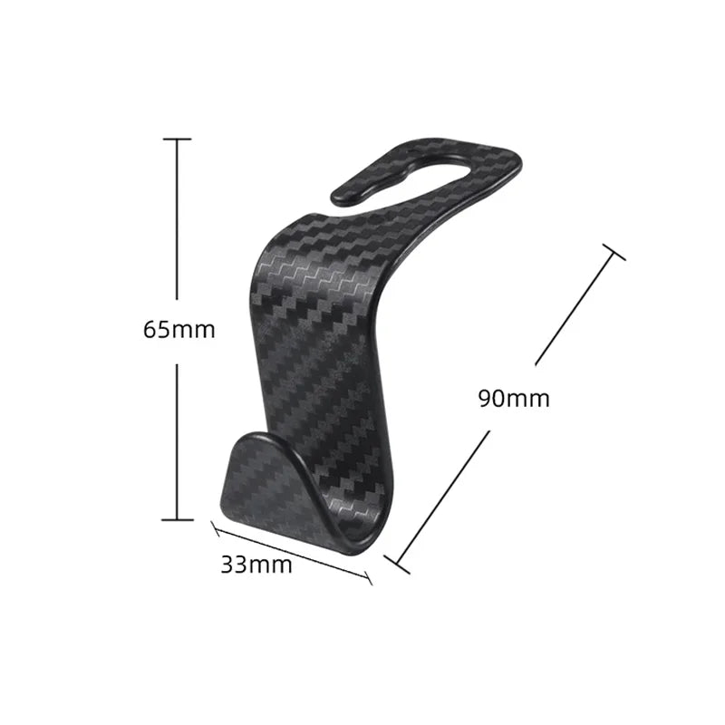 Gancho universal para respaldo de asiento de coche BYD, accesorio para interior de coche, portátil, para guardar bolsos y carteras.