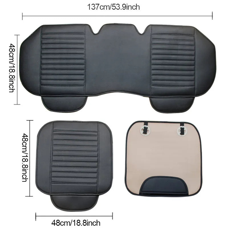 3 piece Car Seat Cover Front Bottom Seat Cushion Cover & Back Seat Covers Cushion For BYD Atto 3 2022 2023 Song PLUSDM-i Qin Tang EV F3 E6
