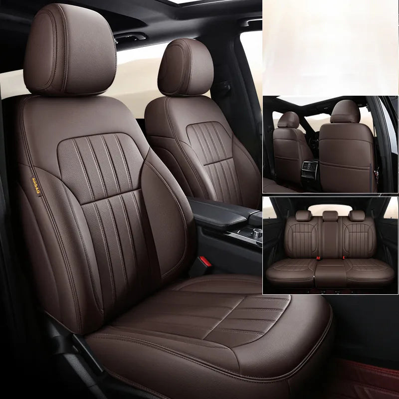 Funda de asiento de coche personalizada, completa, con juego completo delantero y trasero, compatible con BYD ATTO 3 