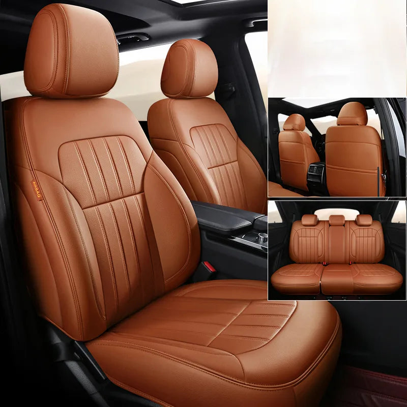 Funda de asiento de coche personalizada, completa, con juego completo delantero y trasero, compatible con BYD ATTO 3 