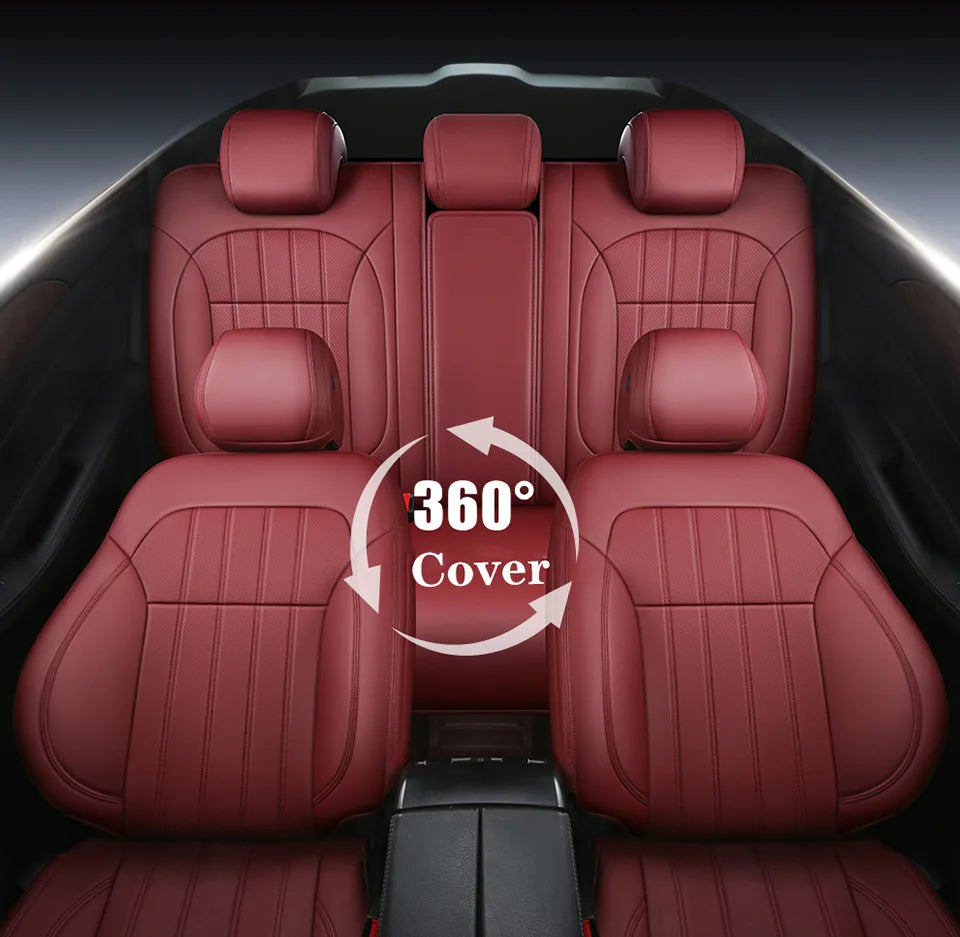 Funda de asiento de coche personalizada, completa, con juego completo delantero y trasero, compatible con BYD ATTO 3 