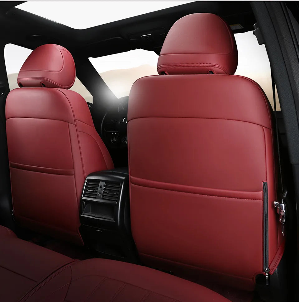 Funda de asiento de coche personalizada, completa, con juego completo delantero y trasero, compatible con BYD ATTO 3 