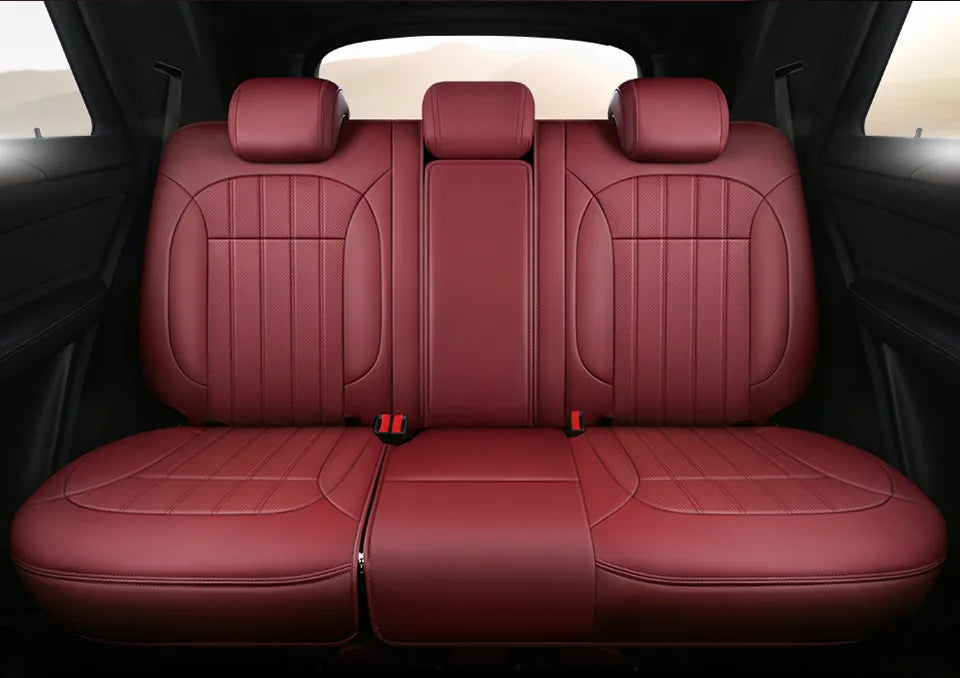 Funda de asiento de coche personalizada, completa, con juego completo delantero y trasero, compatible con BYD ATTO 3 