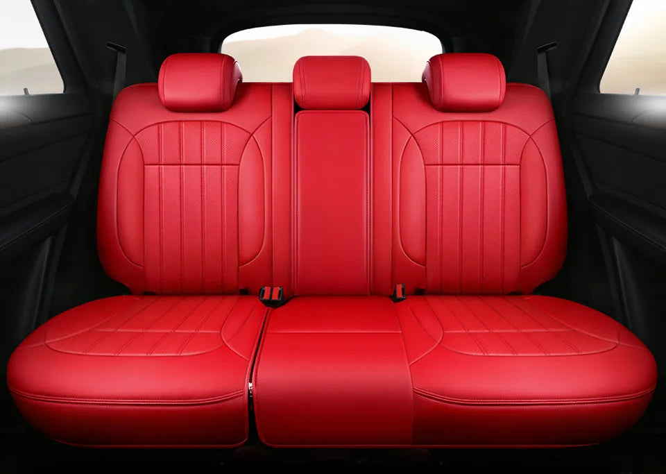 Funda de asiento de coche personalizada, completa, con juego completo delantero y trasero, compatible con BYD ATTO 3 