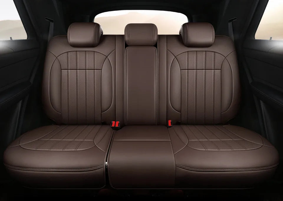 Funda de asiento de coche personalizada, completa, con juego completo delantero y trasero, compatible con BYD ATTO 3 