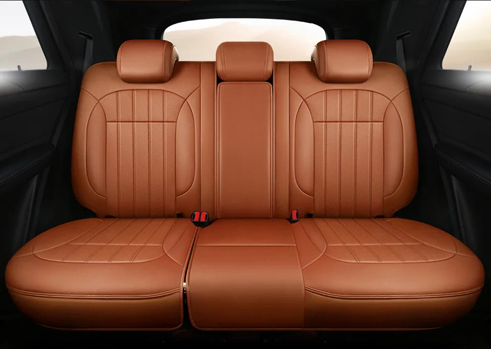 Funda de asiento de coche personalizada, completa, con juego completo delantero y trasero, compatible con BYD ATTO 3 