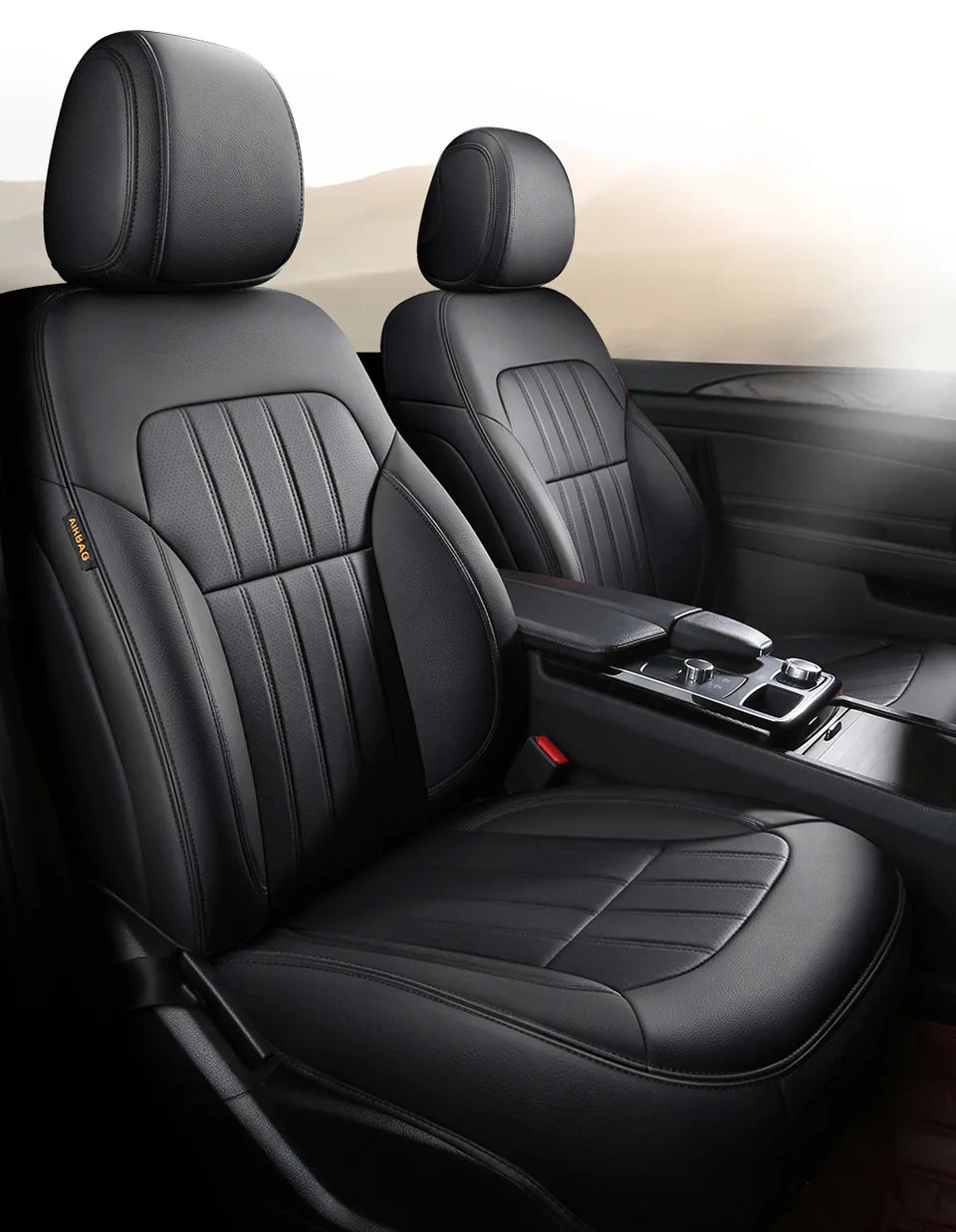 Funda de asiento de coche personalizada, completa, con juego completo delantero y trasero, compatible con BYD ATTO 3 