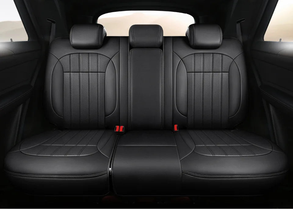 Funda de asiento de coche personalizada, completa, con juego completo delantero y trasero, compatible con BYD ATTO 3 