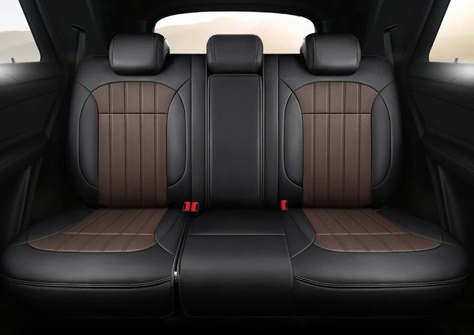 Funda de asiento de coche personalizada, completa, con juego completo delantero y trasero, compatible con BYD ATTO 3 