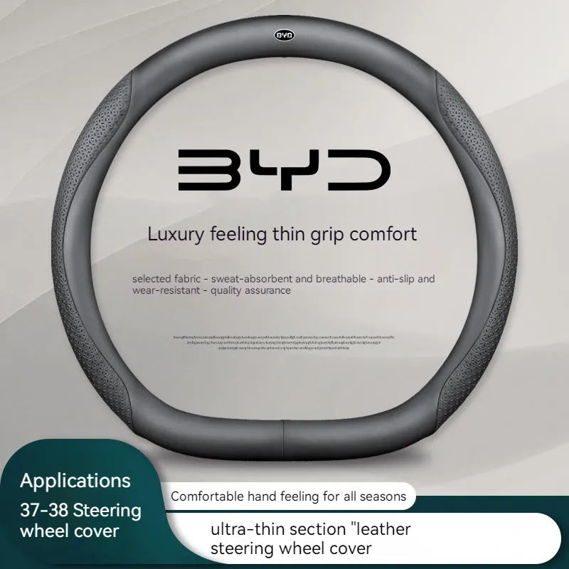 Car-Steering-Wheel-Cover-Carbon-Texture-Auto-Parts-For-BYD-Atto-3-Act-Seal-Tang-F31-3