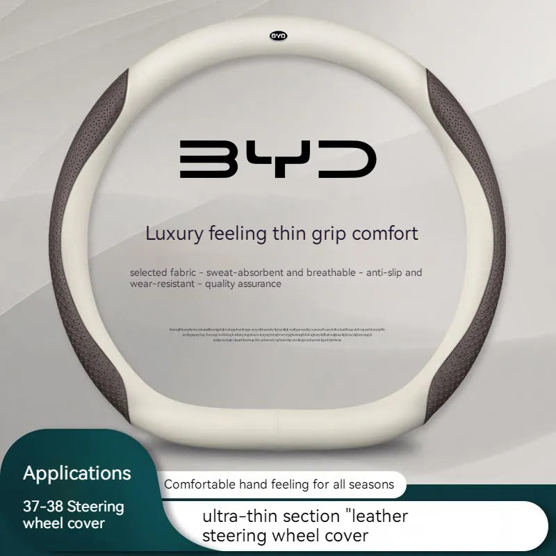 Car-Steering-Wheel-Cover-Carbon-Texture-Auto-Parts-For-BYD-Atto-3-Act-Seal-Tang-F31-5