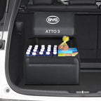 Caja de almacenamiento plegable para maletero de coche, bolsa organizadora de cuero para viaje para BYD Atto 3 