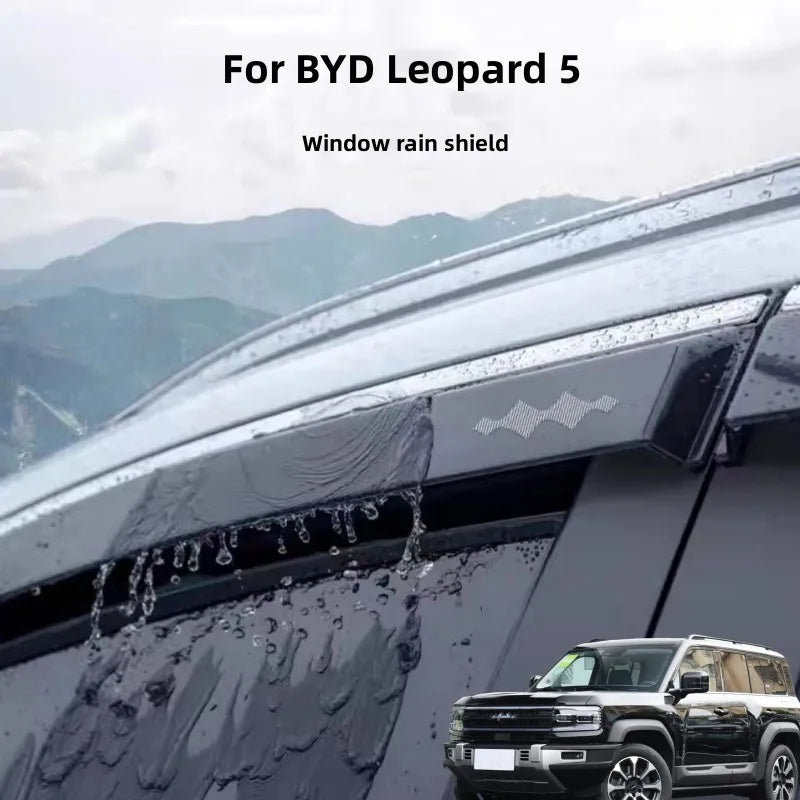 Car Window Rain Shield Window Visor For BYD Leopard 5 – BYDAC