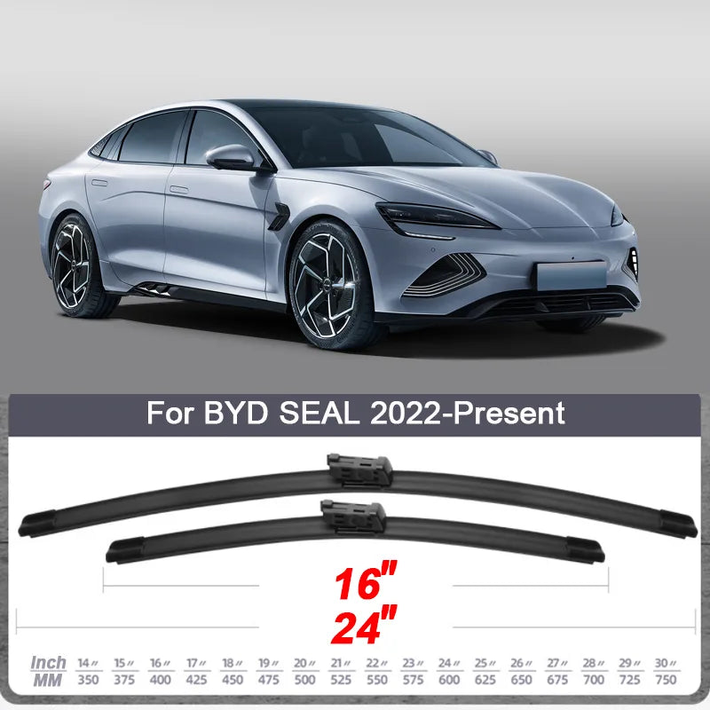 Escobillas limpiaparabrisas para coche BYD SEAL Dolphin HAN EV TANG EV ATTO3 
