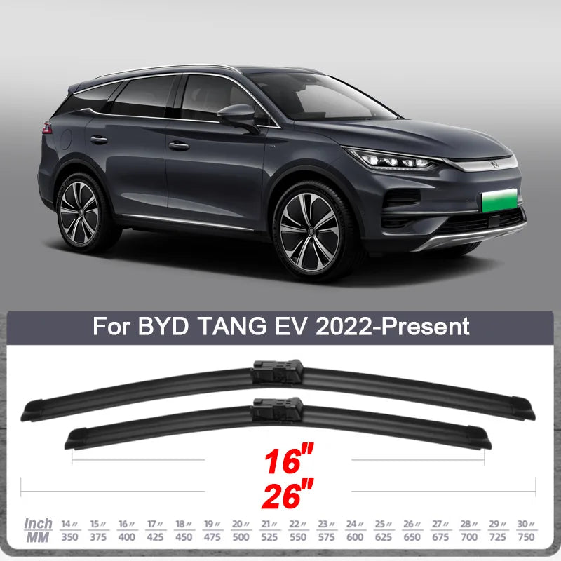 Escobillas limpiaparabrisas para coche BYD SEAL Dolphin HAN EV TANG EV ATTO3 