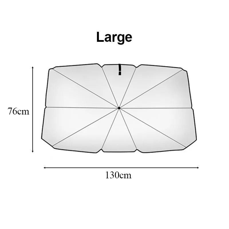Car Windshield Sunshade Umbrella Foldable Car Sun Visor for BYD Car All Model