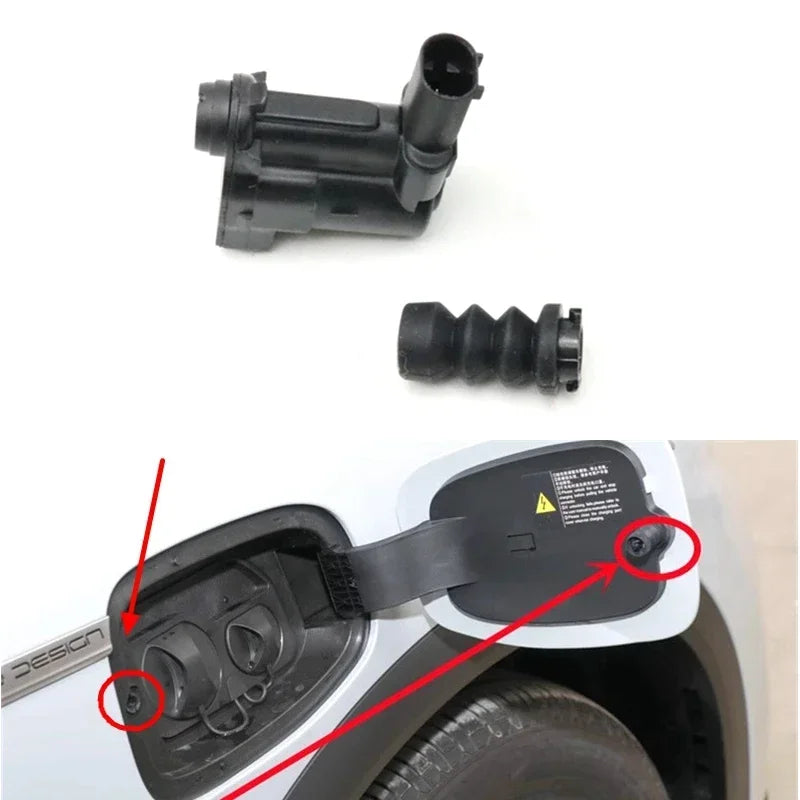 Ladeanschluss Gummidichtring Abdeckung Schloss Motorfederclip für BYD Dolphin ATTO 3 YUAN PLUS SEAL Seagull
