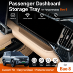 Silicone Passenger-Side Dashboard Storage Tray for Fangchengbao Bao 8