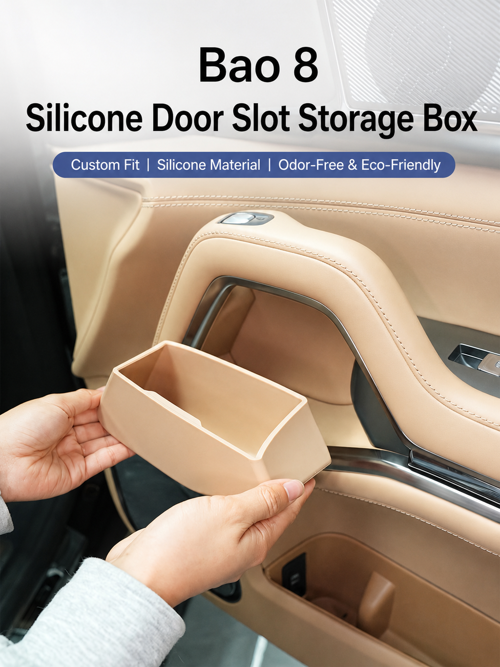 Silicone Door Handle Storage Box Set for Fangchengbao Bao 8