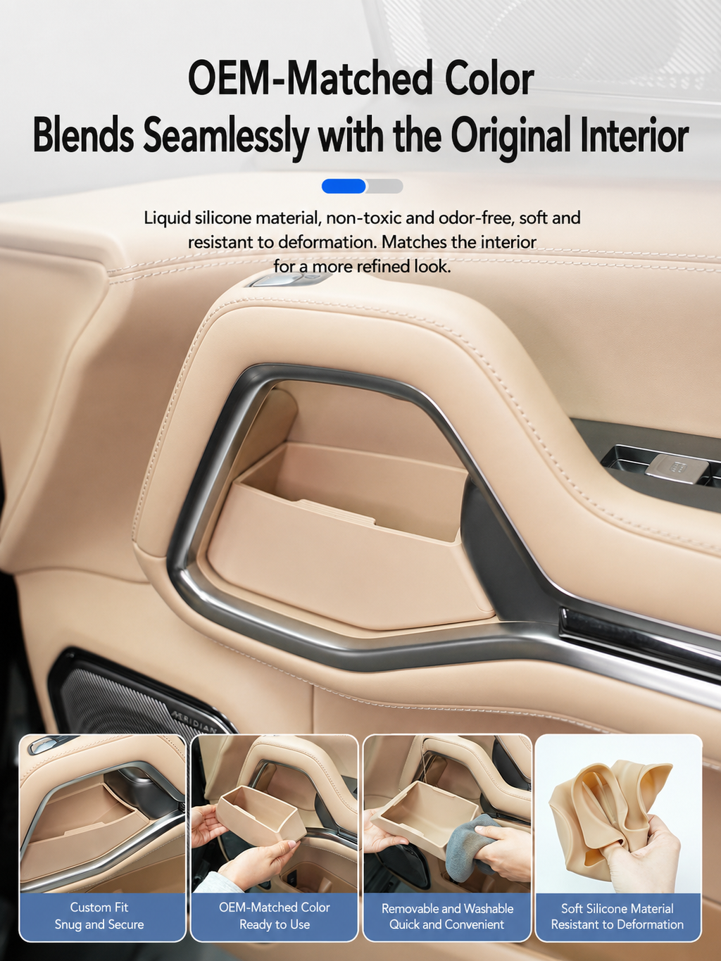 Silicone Door Handle Storage Box Set for Fangchengbao Bao 8