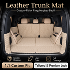 Custom-Fit Leather Trunk Mat for Fangchengbao Bao 8 (2025–2026)