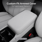 Nappa Leather Center Console Armrest Cover for Fangchengbao Titanium 3