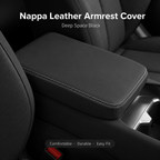 Nappa Leather Center Console Armrest Cover for Fangchengbao Titanium 3