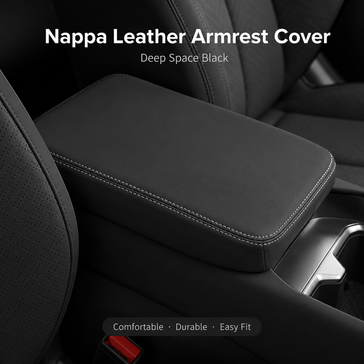Nappa Leather Center Console Armrest Cover for Fangchengbao Titanium 3