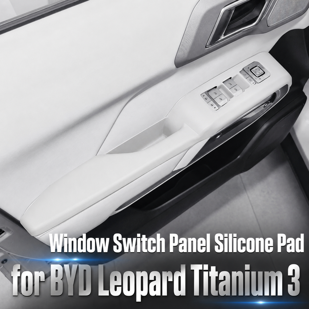 Silicone Interior Protection Mats for Fangchengbao Titanium 3 – Door Panels, Center Console & Cup Holder