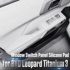 Silicone Interior Protection Mats for Fangchengbao Titanium 3 – Door Panels, Center Console & Cup Holder