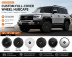 Custom Full Cover Wheel Hubcaps for Fangchengbao Bao 5 Bao 8 Titanium 3 and Titanium 7 Set of 4