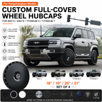 Custom Full Cover Wheel Hubcaps for Fangchengbao Bao 5 Bao 8 Titanium 3 and Titanium 7 Set of 4