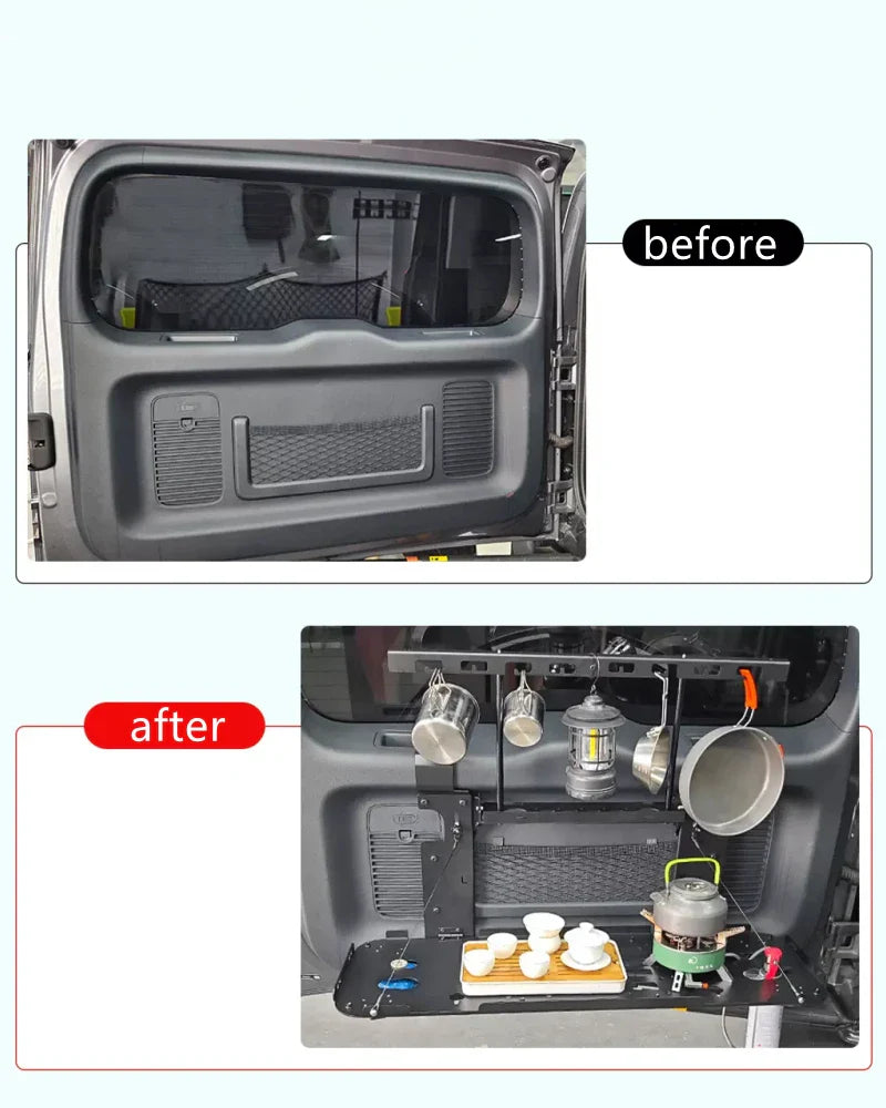 BYD Leopard 5 Tailgate Storage Rack Folding Table Panel