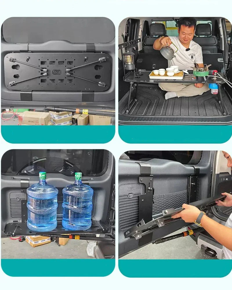 BYD Leopard 5 Tailgate Storage Rack Folding Table Panel
