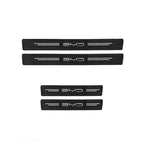 4 protectores de umbral de puerta de coche de fibra de carbono para BYD ATTO 3 E6 F3 Song Max 