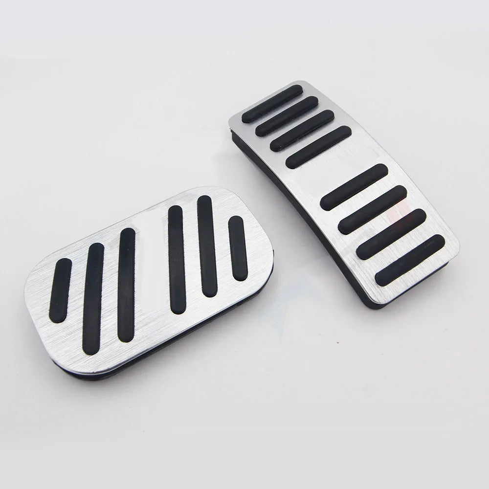 Juego de cubiertas para pedal de freno de gas, acelerador, freno, pedales y almohadillas compatibles con BYD Atto 3 