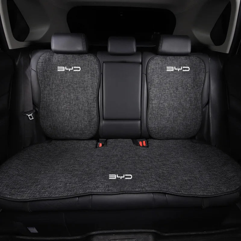 Funda de asiento de coche con cojines y alfombrilla protectora transpirable para Atto 3 HAN TANG DOLPHIN 