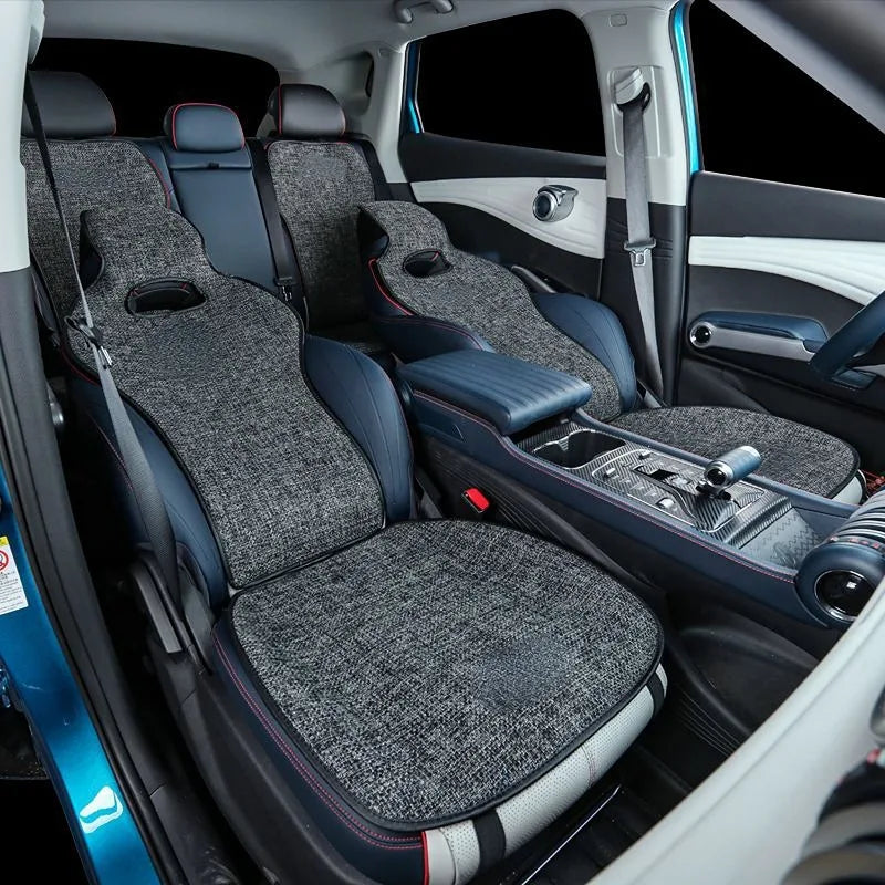 Funda de asiento de coche con cojines y alfombrilla protectora transpirable para Atto 3 HAN TANG DOLPHIN 