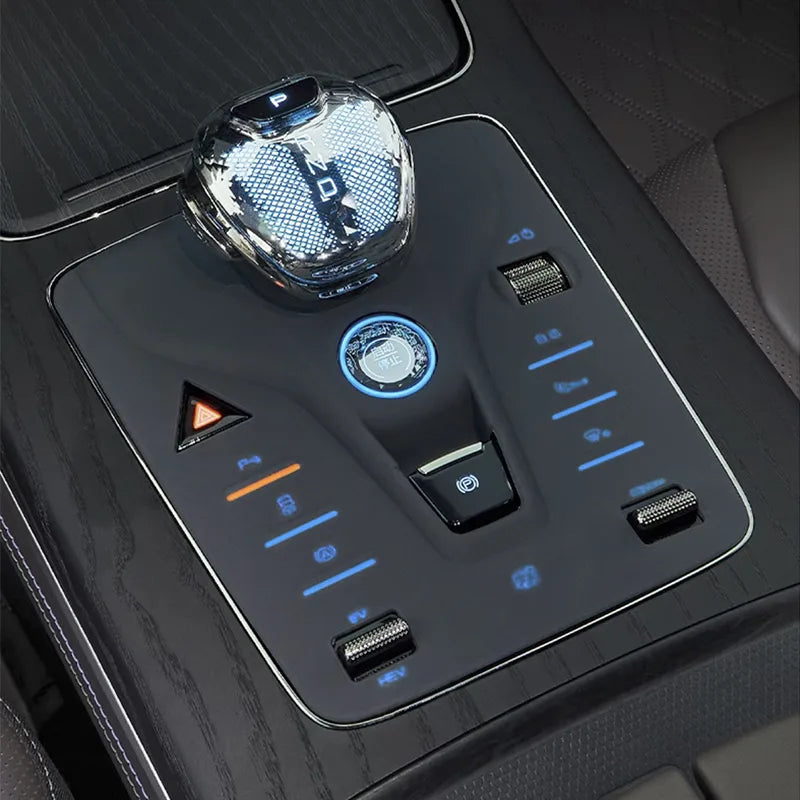 Gear Shift Panel Cover Trim Silicone Pad for BYD HAN