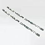 BYD SEAl HAN SONG YUAN DOLPHIN ATTO 3 BYD Logo Auto Vorderen Stoßfänger Emblem Abzeichen Aufkleber