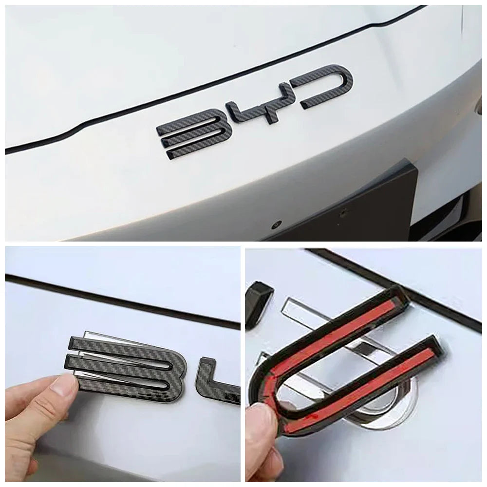 Byd Sticker BYD ATTO 3/SEAL/SEAL U Logo Car Front Rear Bumper Emblem Badge Sticker ...