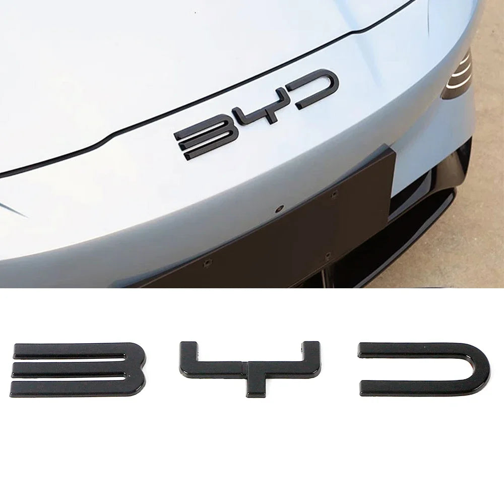 Byd Rear Logo BYD ATTO 3/SEAL/SEAL U Logo Car Front Rear Bumper Emblem Badge Sticker ...
