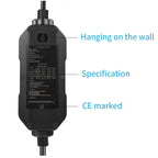 TYPE 2 EV Charger 32A 240V 23ft Charging Cable Portable Plug-in EVSE NEMA 14-50 for BYD All Model - BYDAC