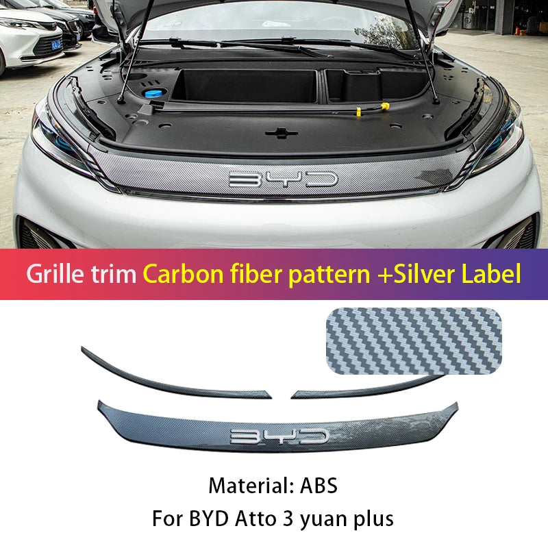 Hochwertige Auto-Styling-Kühlergrill-Lamellengrill-Verkleidung für BYD Atto 3 2023 2024 