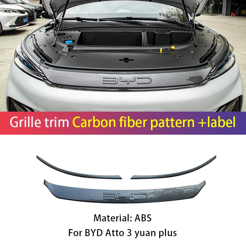Hochwertige Auto-Styling-Kühlergrill-Lamellengrill-Verkleidung für BYD Atto 3 2023 2024 