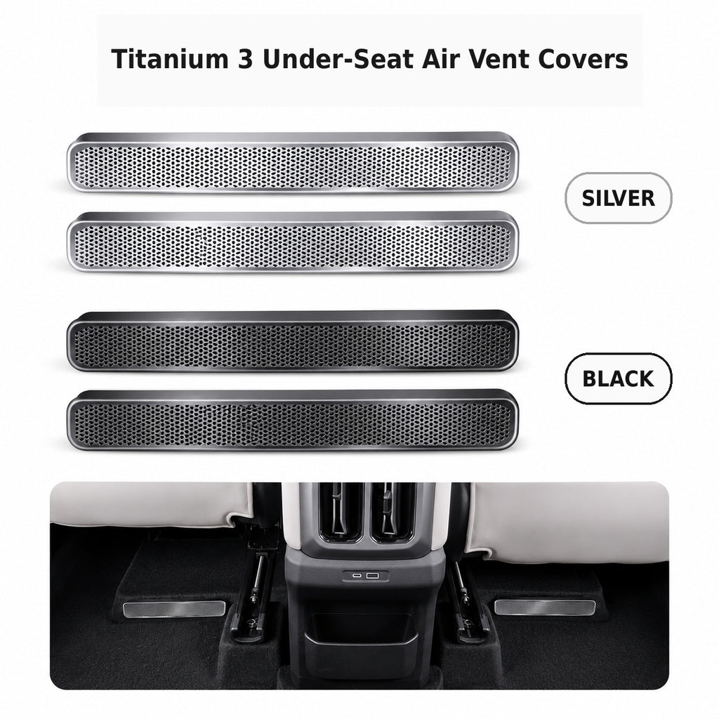 Under-Seat Air Vent Protective Covers for Fangchengbao Titanium 3 – 2-Piece Set